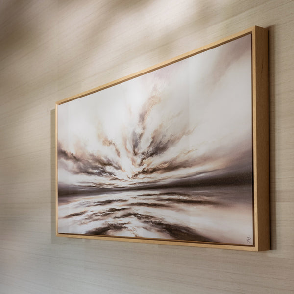 Infinity Panoramic Framed Printed Canvas