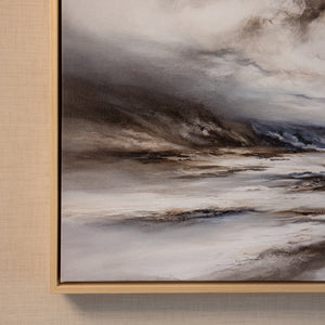 Coastal Light Landscape Framed Printed Canvas