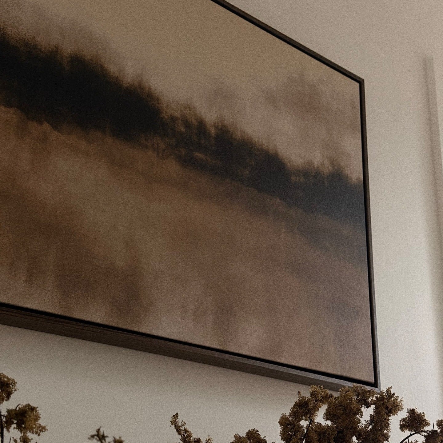 Earthen Horizon Framed Printed Canvas