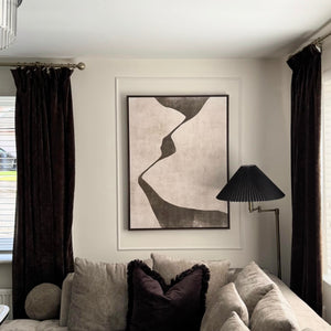 Gigi II Portrait Framed Printed Canvas - Mala Art Co.
