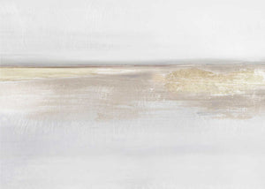 Gold Light Landscape Framed Printed Canvas - Mala Art Co.